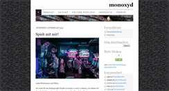 Desktop Screenshot of monoxyd.de