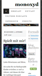 Mobile Screenshot of monoxyd.de